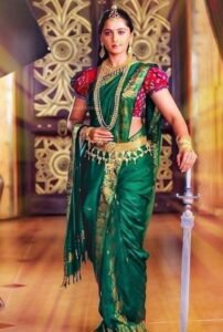 Anushka in Silk Saree