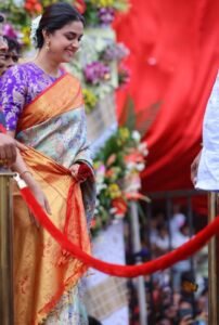 Keerthy Suresh in Silk Saree