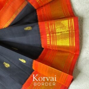 Korvai border silk saree