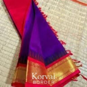 Korvai border thirubuvanam silk saree