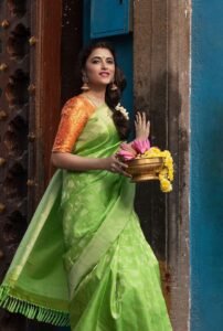 Priyanka Mohan in Silk Saree
