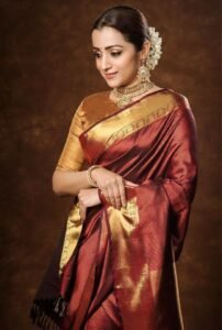 Trisha in Silk Saree
