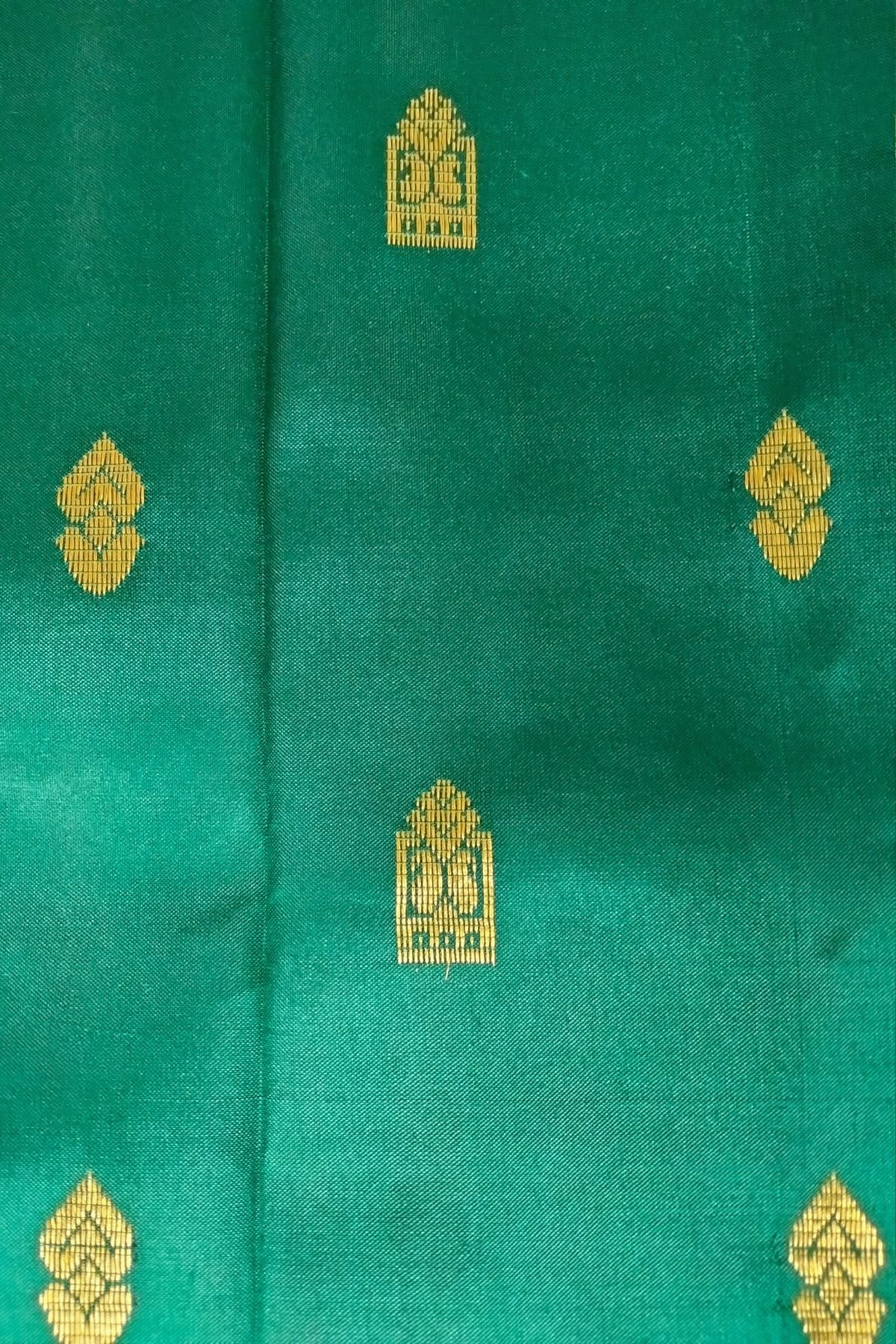 Temple & Peacock Buttas Silk Saree thirubuvanam