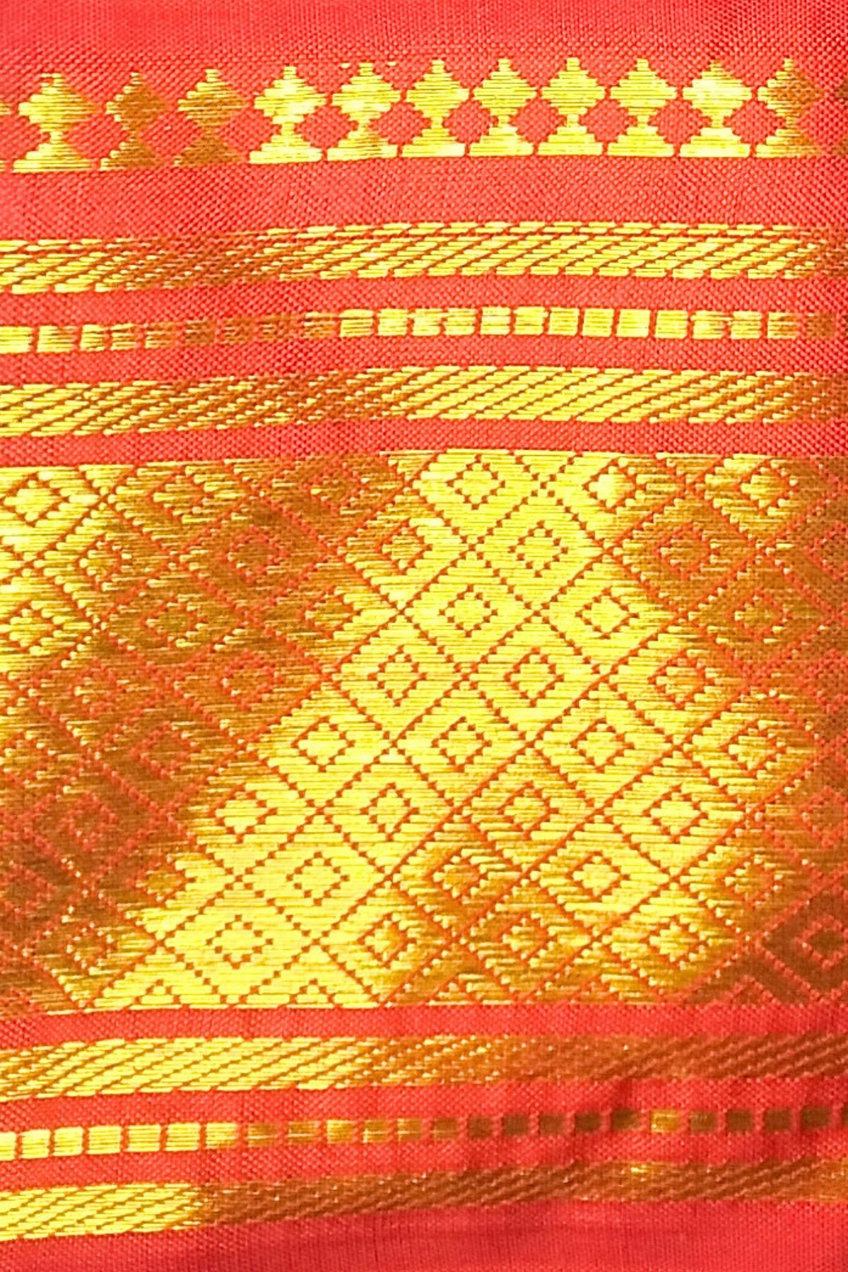 orange border with temple edges and vanki diamond