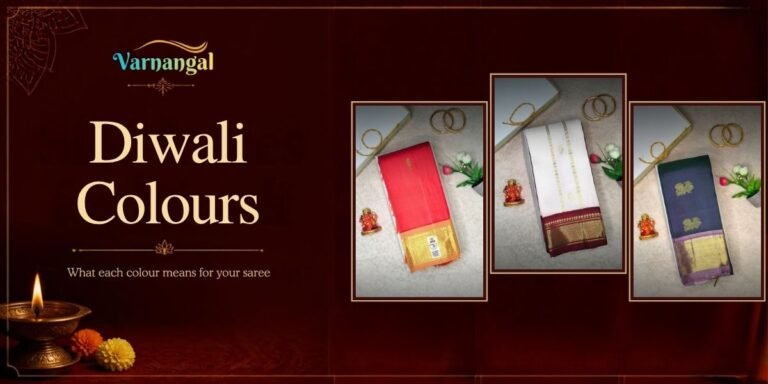 Read more about the article Diwali Colours and Their Meaning: Which Silk Saree Colour to Wear
